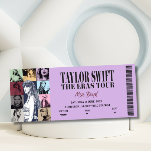 Taylor Swift Eras Tour 2024 Memorabilia Tickets